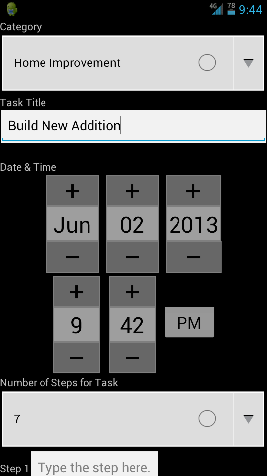 Task Manager Android App